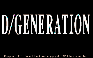 Screenshot D/Generation