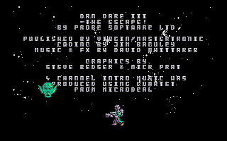 Screenshot Dan Dare III : The Escape