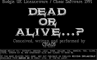 Screenshot Dead Or Alive...?