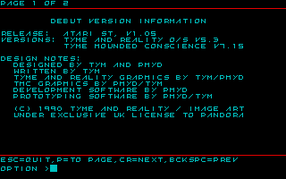 Screenshot Debut