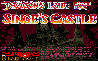 Screenshot Dragon's Lair : Escape From Singe's Castle
