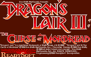 Screenshot Dragon's Lair III : The Curse Of Mordread