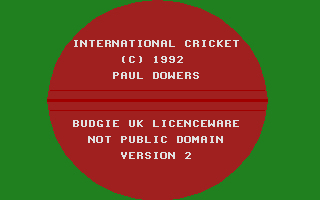 Screenshot International Cricket II