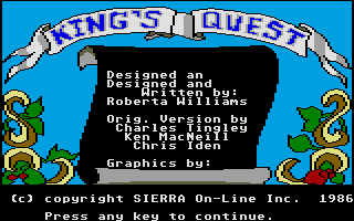 Screenshot King's Quest I : Quest For The Crown