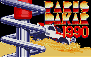 Screenshot Paris Dakar 1990