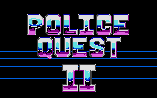 Screenshot Police Quest II : The Vengeance