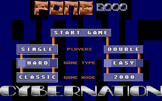 Screenshot Pong 2000