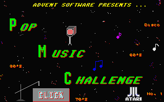 Screenshot Pop Music Challenge