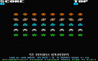 Screenshot ST Review Invaders