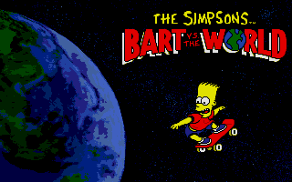 Screenshot The Simpsons : Bart Vs. The World