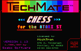 Screenshot Techmate Chess