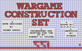 Screenshot Wargame Construction Set