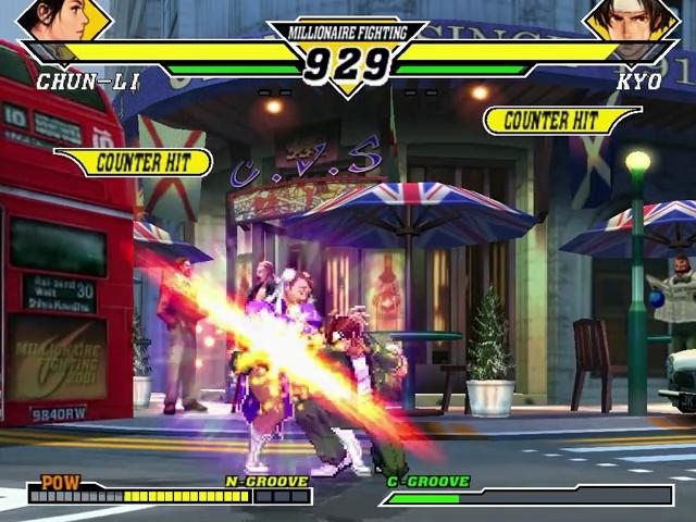 Screenshot Capcom vs. SNK 2 : Millionaire Fighting 2001