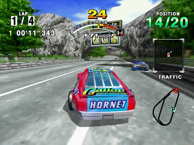 Screenshot Daytona USA 2001