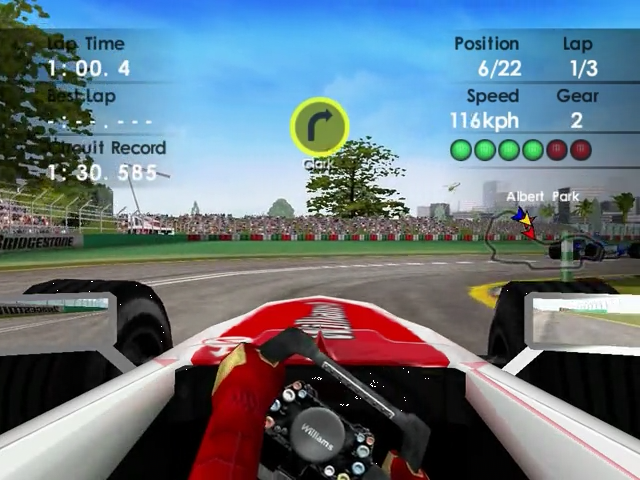 Screenshot F1 World Grand Prix II for Dreamcast