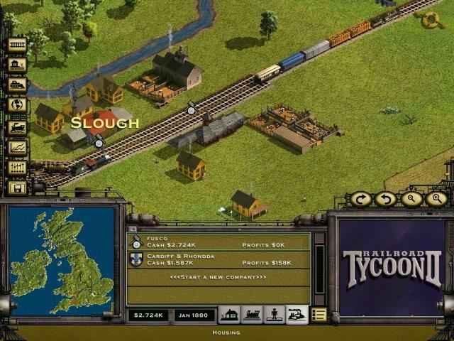 Screenshot Railroad Tycoon II