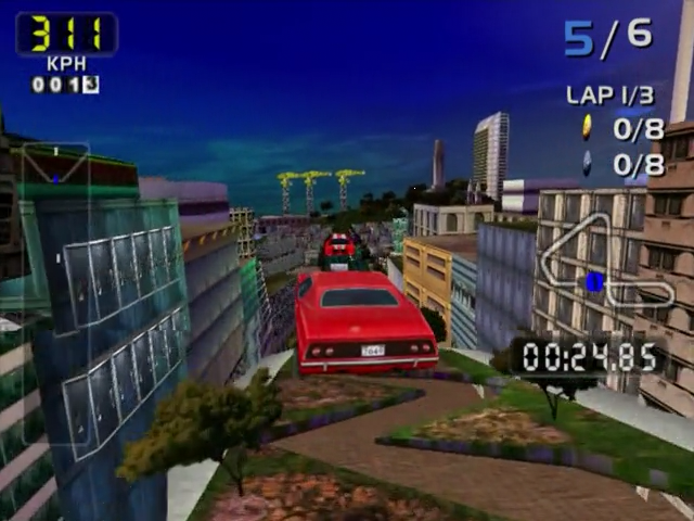 Screenshot San Francisco Rush 2049