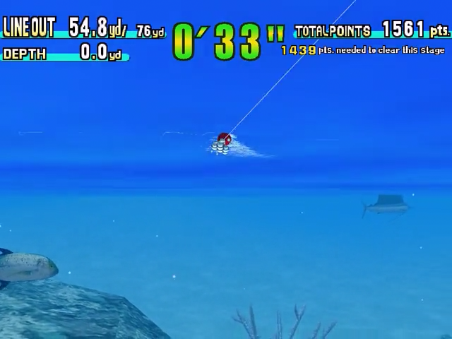 Screenshot Sega Marine Fishing