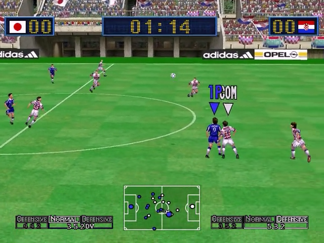 Screenshot Virtua Striker 2 Ver. 2000.1