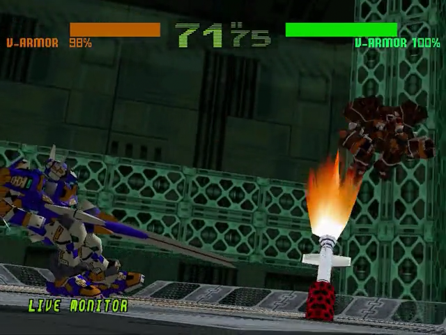 Screenshot Cyber Troopers Virtual-On : Oratorio Tangram