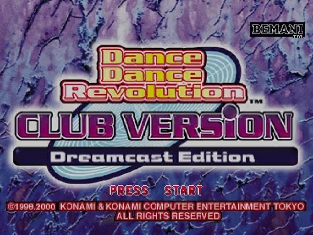 Screenshot Dance Dance Revolution Club Version Dreamcast Edition