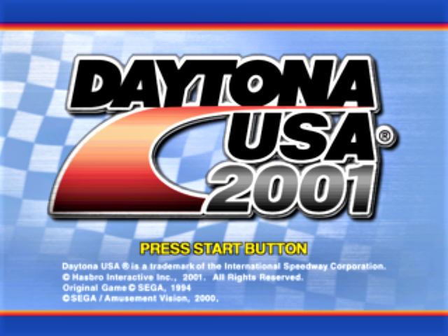 Screenshot Daytona USA 2001