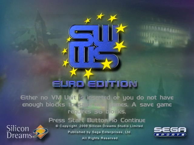 Screenshot Sega Worldwide Soccer 2000 : Euro Edition