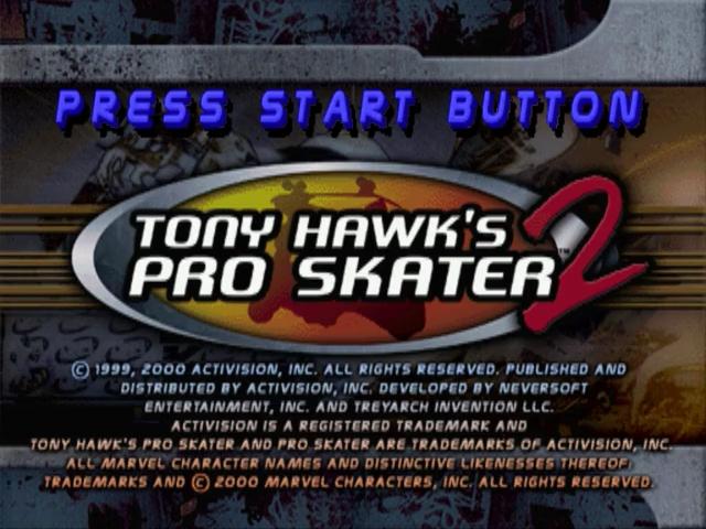 Screenshot Tony Hawk's Pro Skater 2