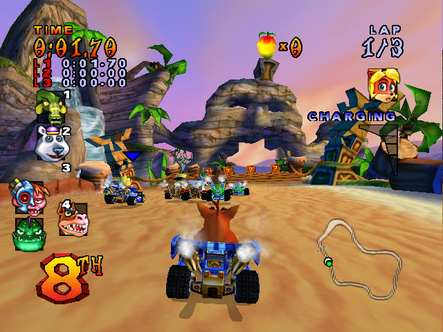 Screenshot Crash Nitro Kart