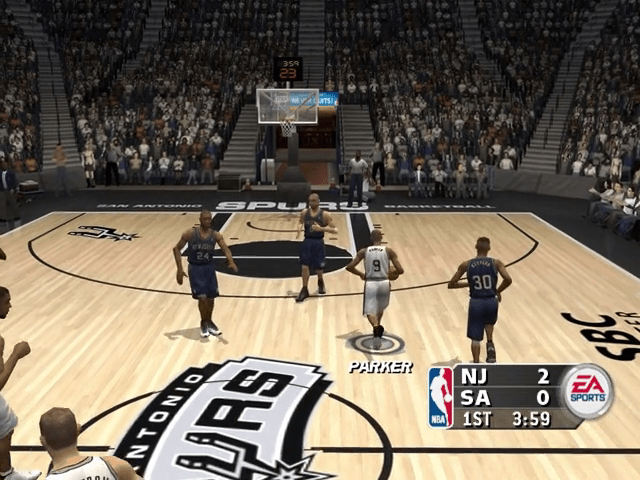 Screenshot NBA Live 2004