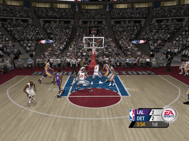 Screenshot NBA Live 2005