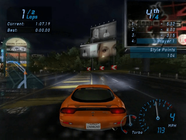 Screenshot Need for Speed : Underground