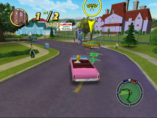 Screenshot The Simpsons : Hit & Run