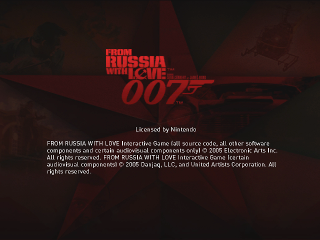 Screenshot 007 : From Russia With Love
