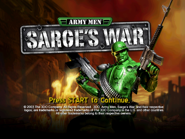 Screenshot Army Men : Sarge's War