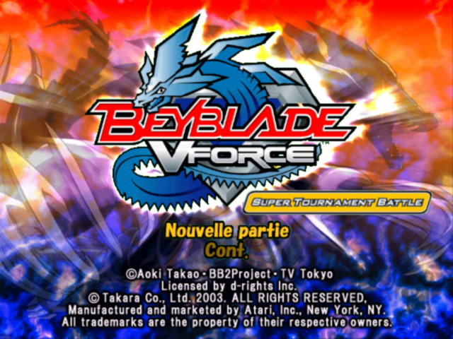 Screenshot BeyBlade VForce : Super Tournament Battle