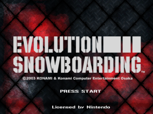 Screenshot Evolution Snowboarding