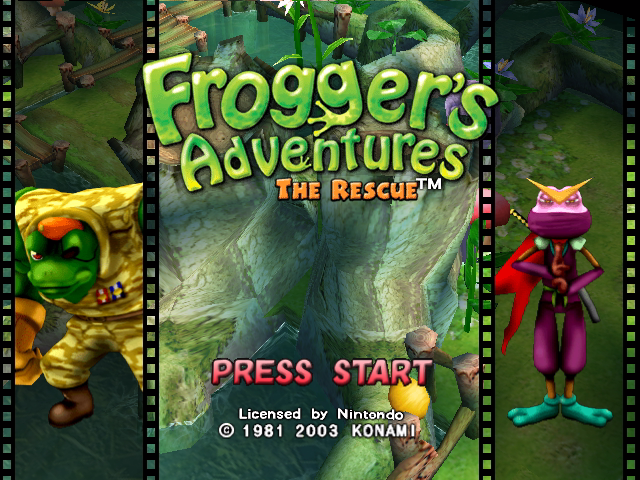 Screenshot Frogger's Adventures : The Rescue