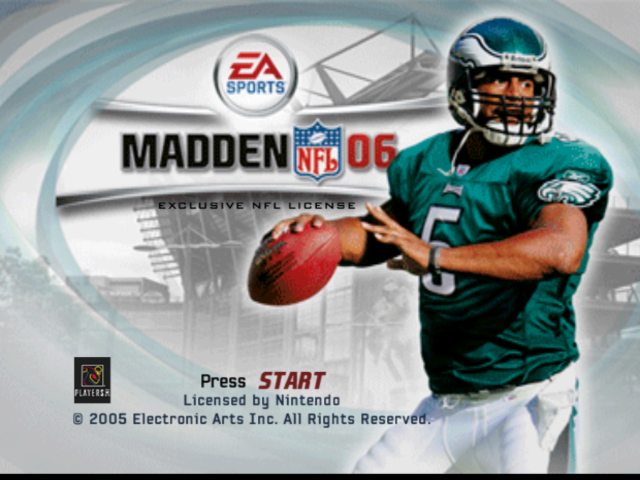 Screenshot Madden NFL 06