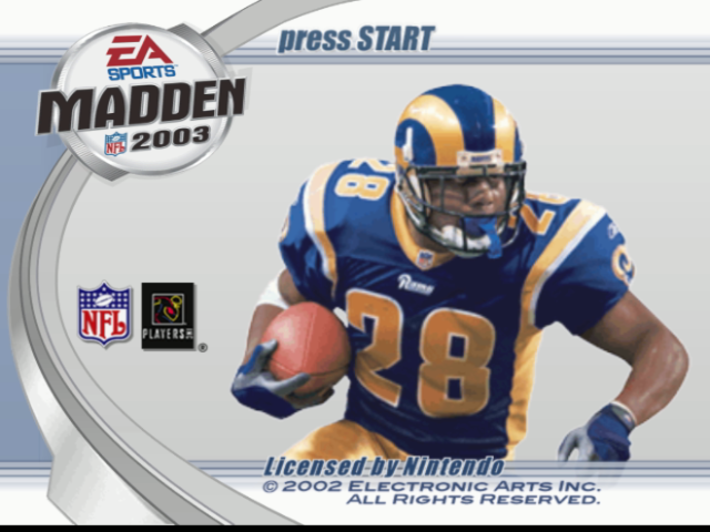 Screenshot Madden NFL 2003