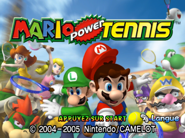 Screenshot Mario Power Tennis
