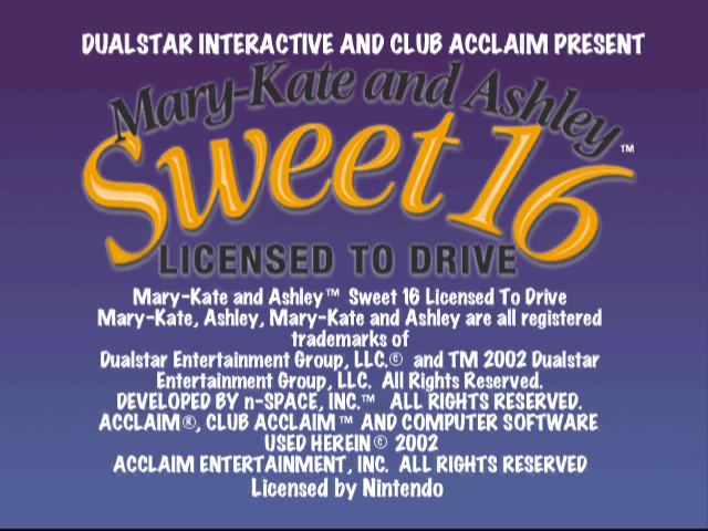 Screenshot Mary-Kate and Ashley : Sweet 16 - Licensed to Drive