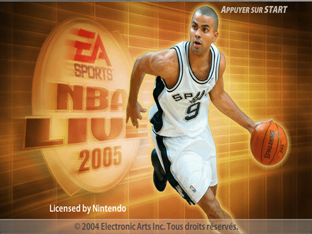 Screenshot NBA Live 2005