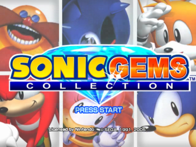 Screenshot Sonic Gems Collection