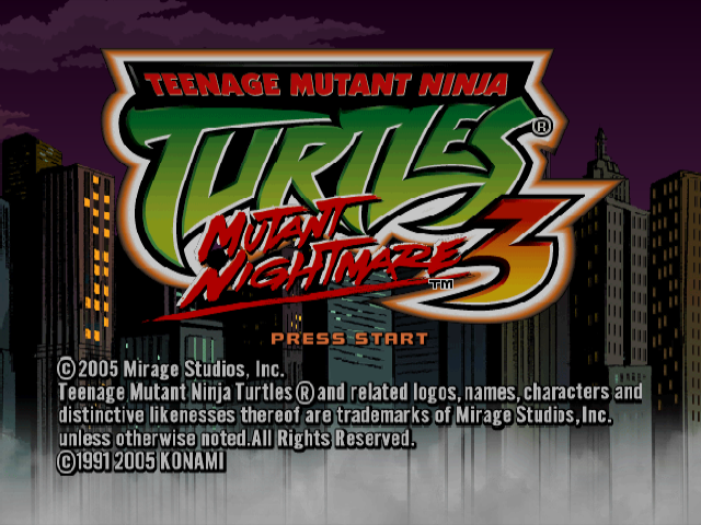 Screenshot Teenage Mutant Ninja Turtles 3 : Mutant Nightmare