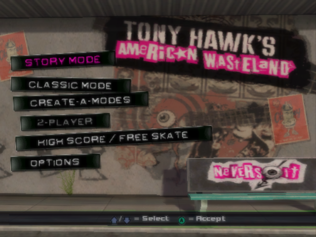 Screenshot Tony Hawk's American Wasteland