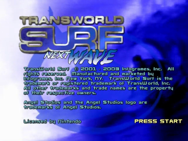 Screenshot Transworld Surf : Next Wave
