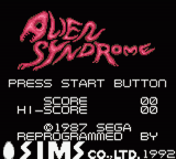 Screenshot Alien Syndrome