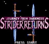 Screenshot Journey from Darkness : Strider Returns