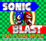 Screenshot Sonic Blast